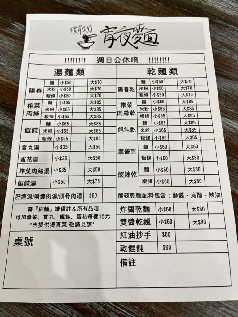 【新店美食】宵夜麵搬家與改名->不賣宵夜的宵夜麵/內有最新2024菜單 - 8