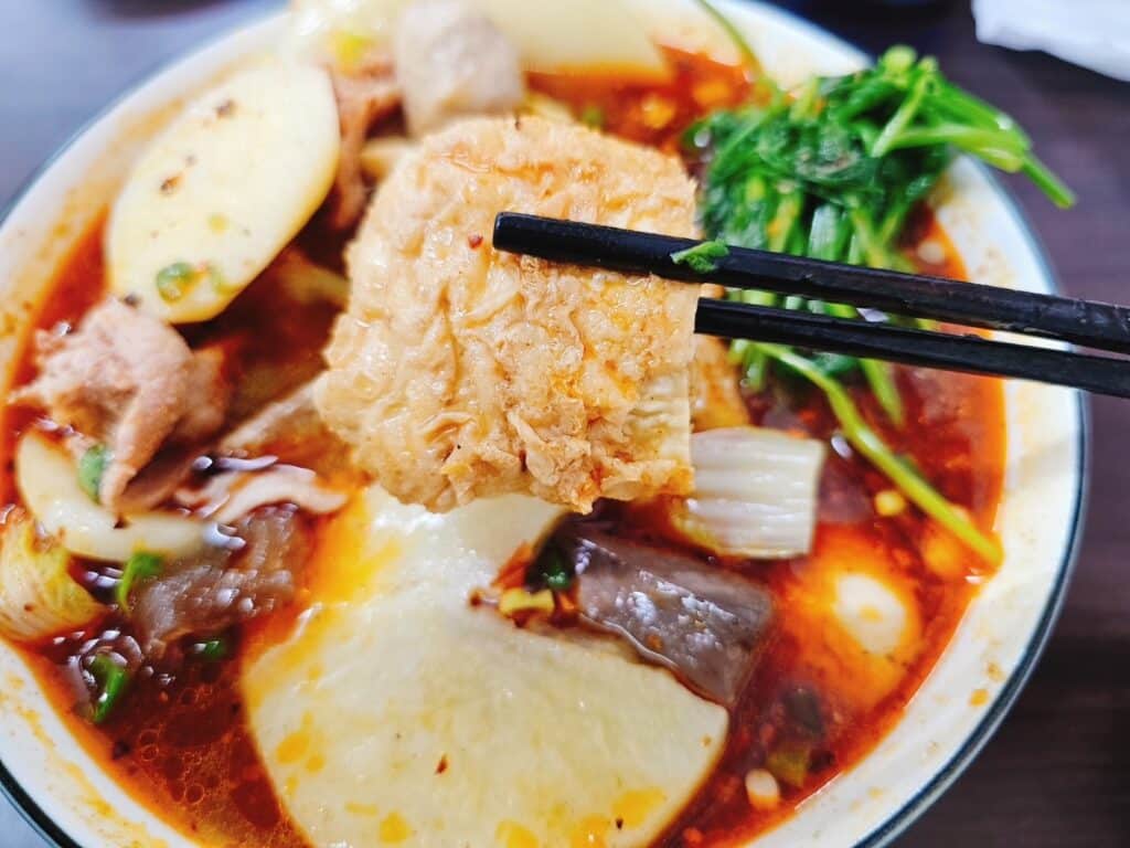 【新北美食】川蜀香吃坊(原民族路川蜀冒菜)-內有2026菜單/道地四川冒菜與酸辣粉 - 23