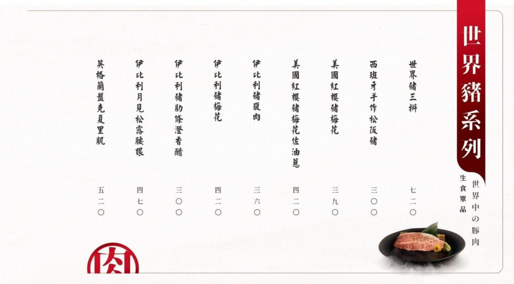 【燒肉菜單】山鯨燒肉-2024最新菜單與各分店訂位資訊 - 23