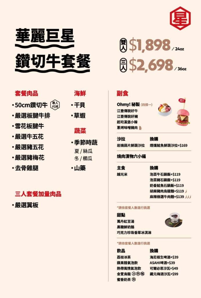 【燒肉菜單】Oh my原燒-2026最新菜單與各分店訂位資訊 - 6