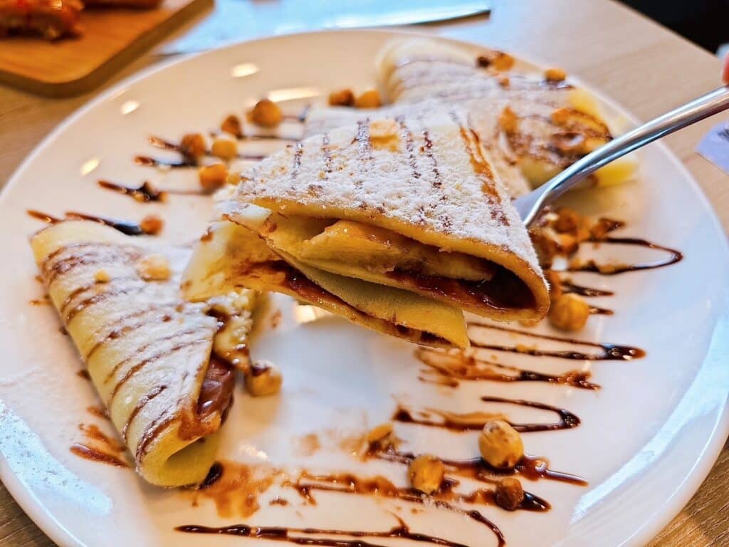 Nutella香蕉薄餅-1